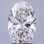 2.61ct Oval Lab Grown Diamond (Colour E, Clarity VVS1, IGI Certified)