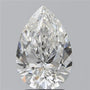 2.61ct Pear Lab Grown Diamond (Colour F, Clarity VVS2, IGI Certified)