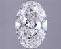 2.64ct Oval Lab Grown Diamond (Colour F, Clarity SI1, IGI Certified)