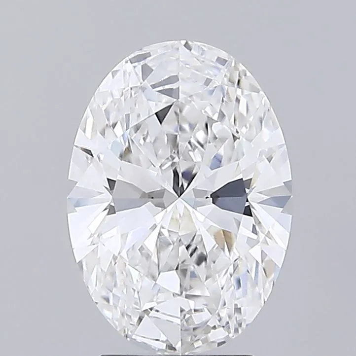 2.66ct Oval Lab Grown Diamond (Colour E, Clarity VVS2, IGI Certified)