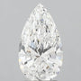 2.70ct Pear Lab Grown Diamond (Colour E, Clarity VVS2, IGI Certified)