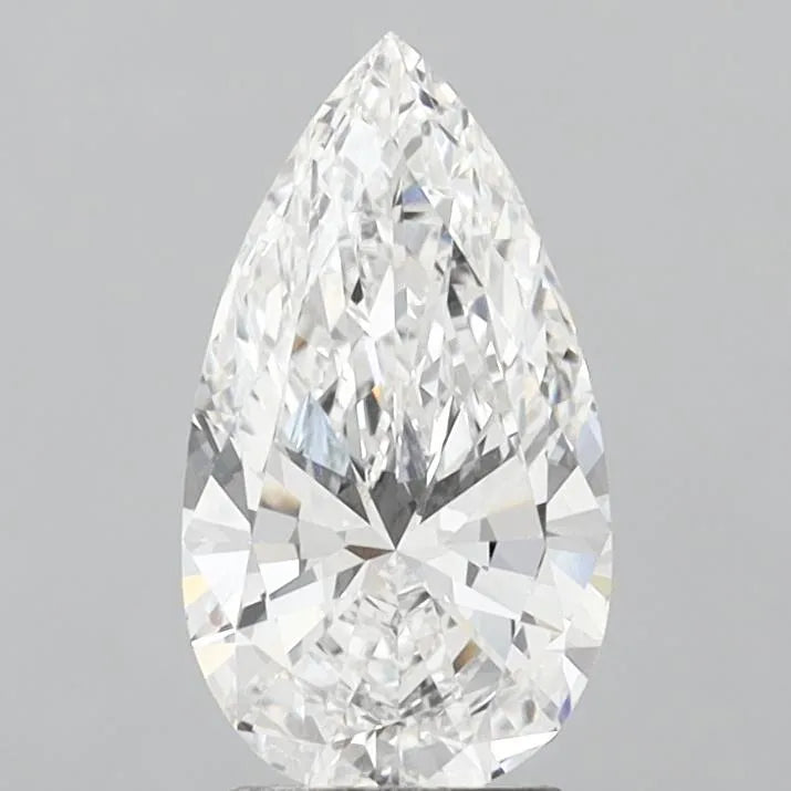 2.70ct Pear Lab Grown Diamond (Colour E, Clarity VVS2, IGI Certified)