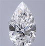 2.71ct Pear Lab Grown Diamond (Colour D, Clarity VVS2, IGI Certified)