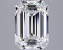 2.76ct Emerald Lab Grown Diamond (Colour F, Clarity VVS1, IGI Certified)