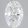 2.76ct Oval Lab Grown Diamond (Colour F, Clarity VVS2, IGI Certified)