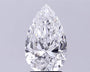 2.76ct Pear Lab Grown Diamond (Colour E, Clarity VVS2, IGI Certified)