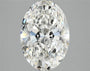2.77ct Oval Lab Grown Diamond (Colour G, Clarity VVS2, IGI Certified)
