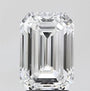 2.80ct Emerald Lab Grown Diamond (Colour D, Clarity VVS2, IGI Certified)