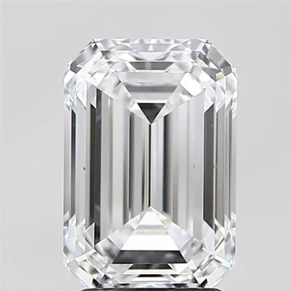 2.80ct Emerald Lab Grown Diamond (Colour D, Clarity VVS2, IGI Certified)