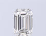 2.82ct Emerald Lab Grown Diamond (Colour G, Clarity VVS2, IGI Certified)