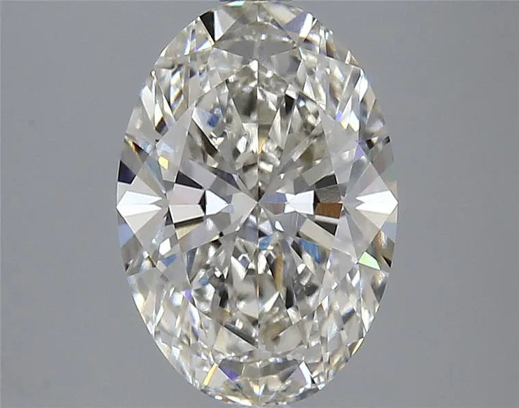 2.86ct Oval Lab Grown Diamond (Colour H, Clarity VVS2, IGI Certified)