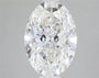 2.87ct Oval Lab Grown Diamond (Colour F, Clarity VVS2, IGI Certified)