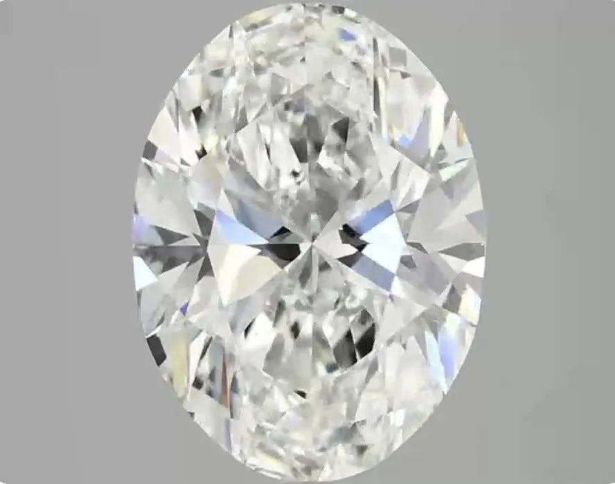 2.88ct Oval Lab Grown Diamond (Colour F, Clarity VVS2, IGI Certified)