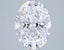 2.90ct Oval Lab Grown Diamond (Colour D, Clarity VVS2, IGI Certified)