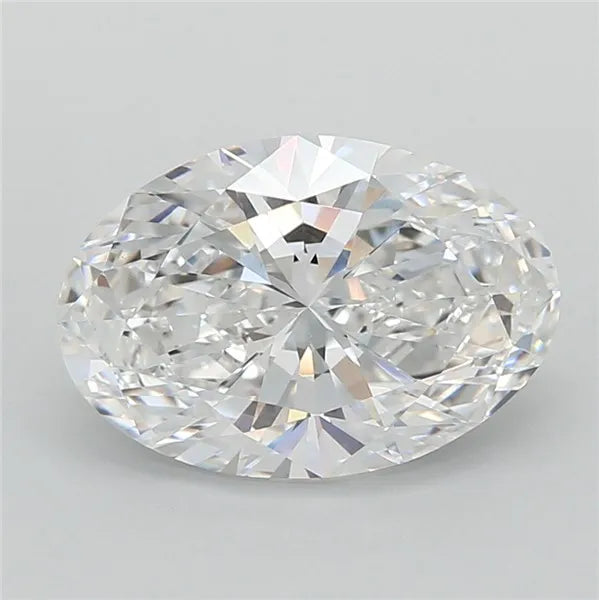 2.92ct Oval Lab Grown Diamond (Colour E, Clarity VVS2, IGI Certified)