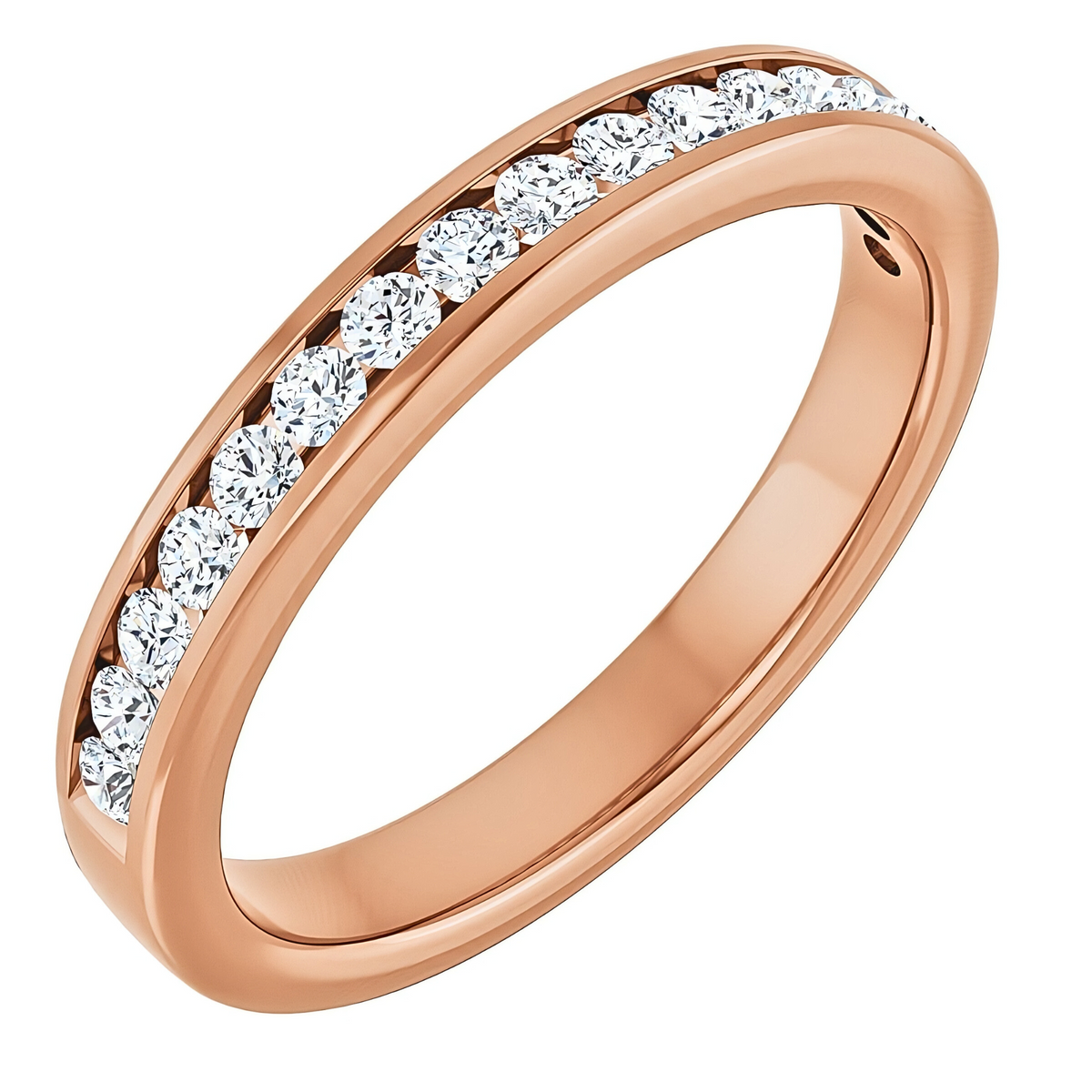 Hallie Channel Diamond Wedding Ring