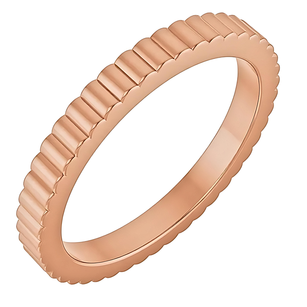 Arden Fluted Stacking Ring