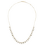 Juliette Bezel Oval Lab Grown Diamond Petal Necklace