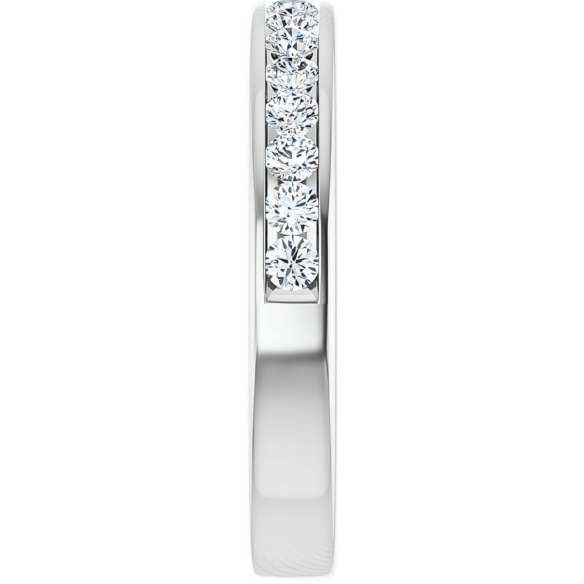 Hallie Channel Diamond Wedding Ring