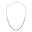 Ella Bezel Pear Lab Grown Diamond Petal Necklace