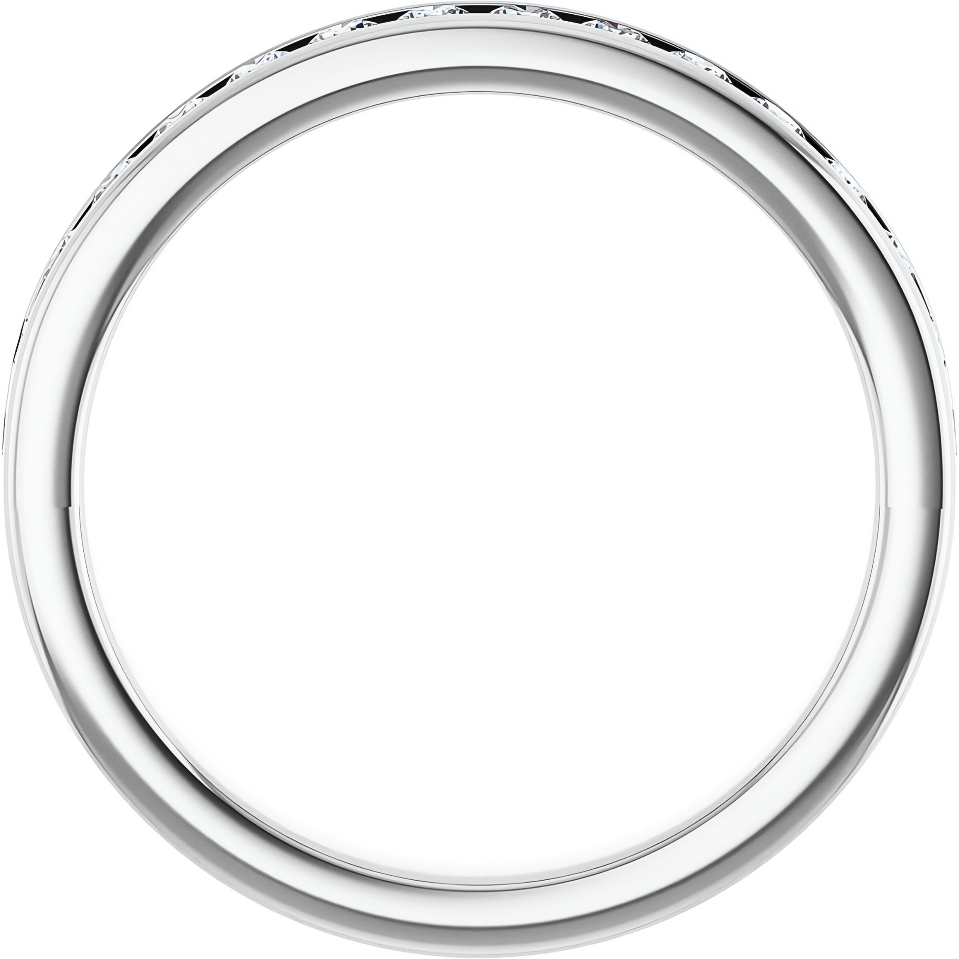 Hallie Channel Diamond Wedding Ring