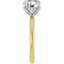 Olivia Hidden Halo Solitaire Setting