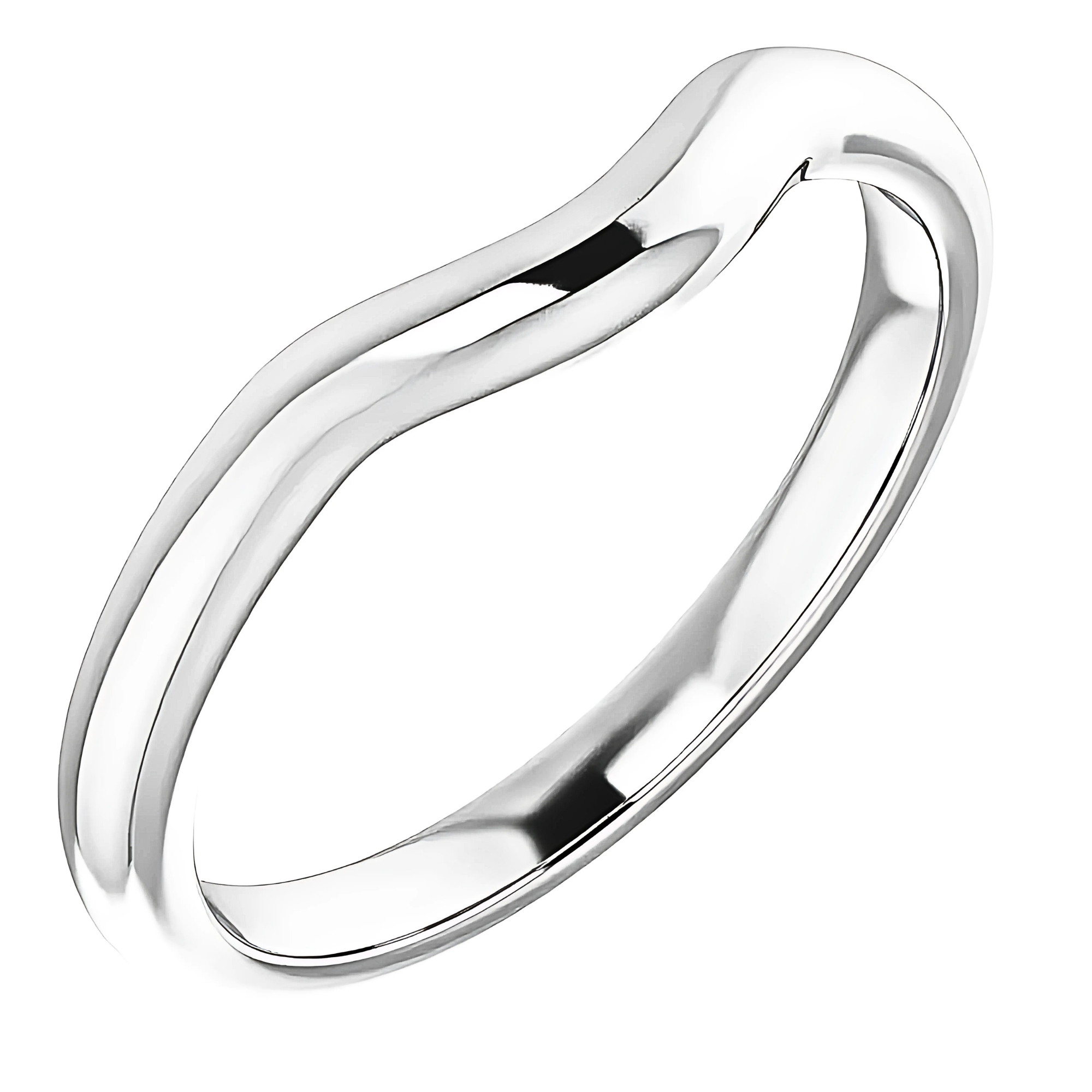 Lauren Curved Wedding Ring