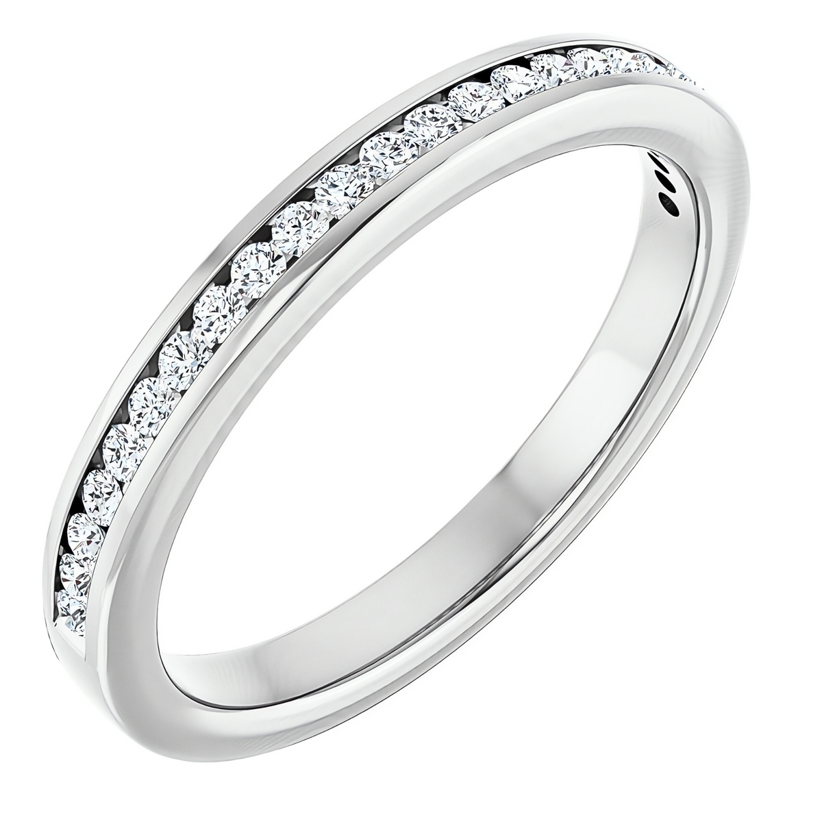 Hallie Channel Diamond Wedding Ring