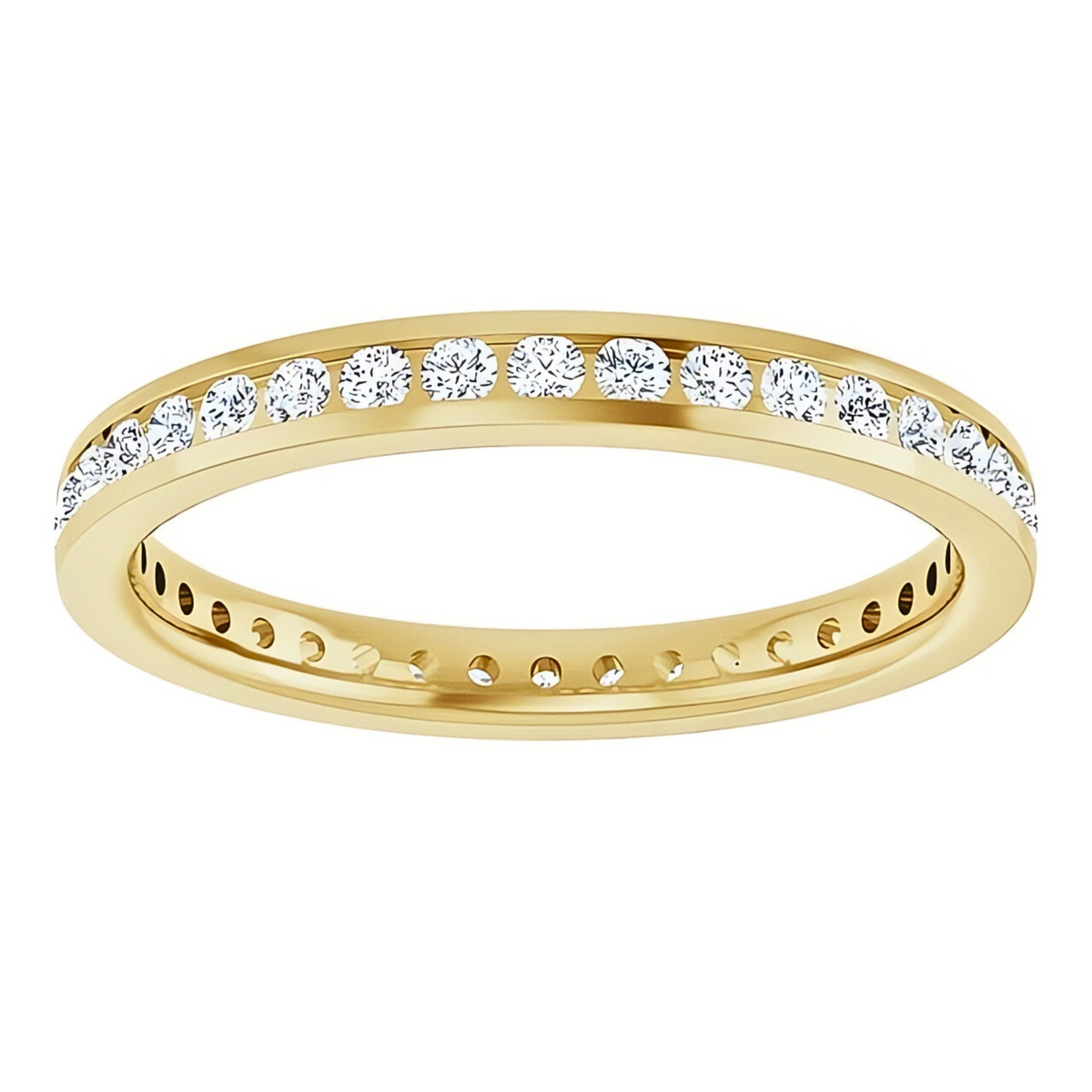 Hallie Channel Diamond Eternity Ring
