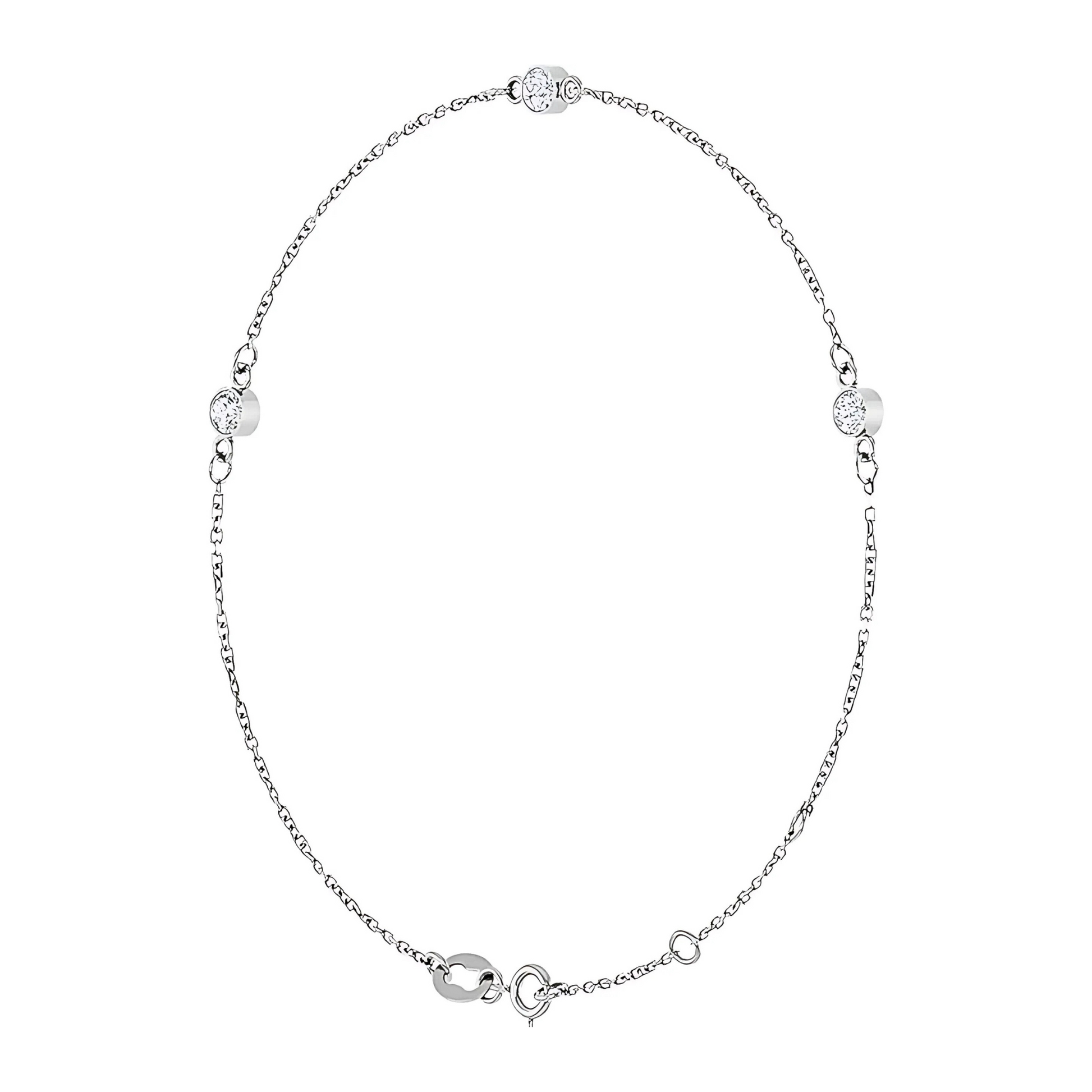 Palmer Diamond Bezel Bracelet