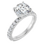 Addison Hidden Halo French Pavé Setting
