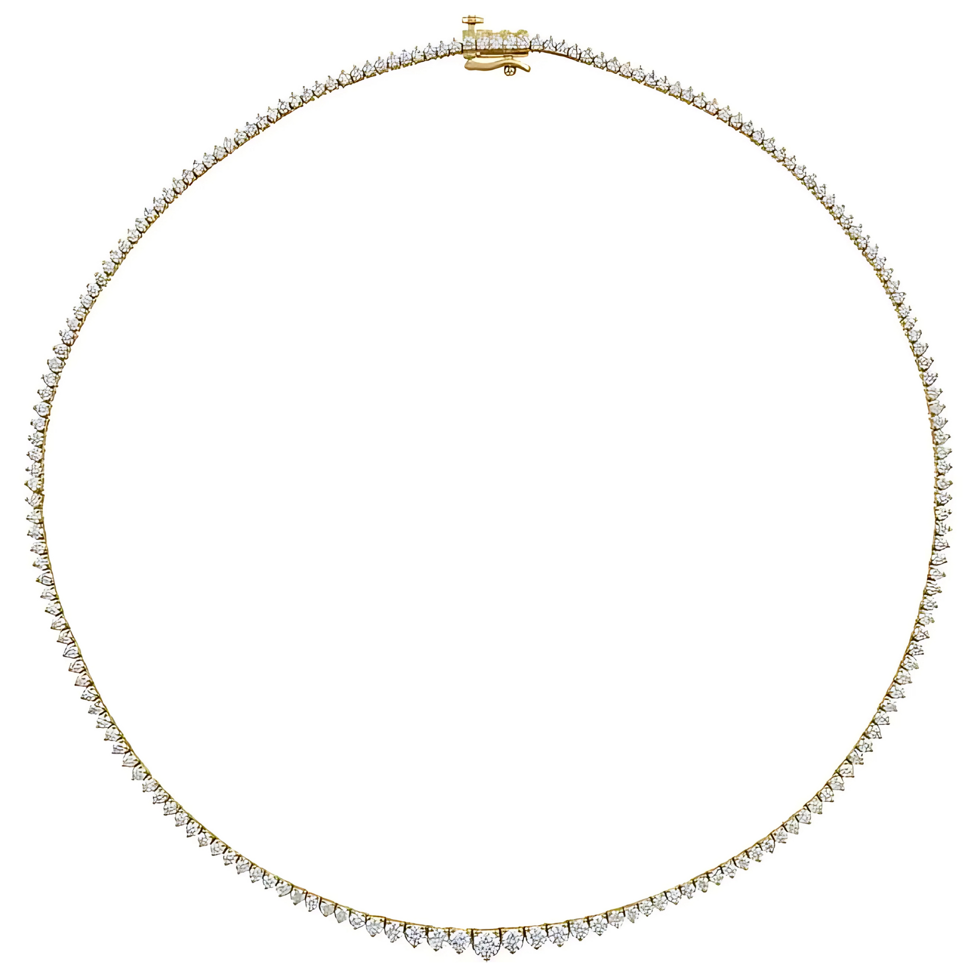 Alexis Graduated Lab Grown Diamond Tennis Necklace