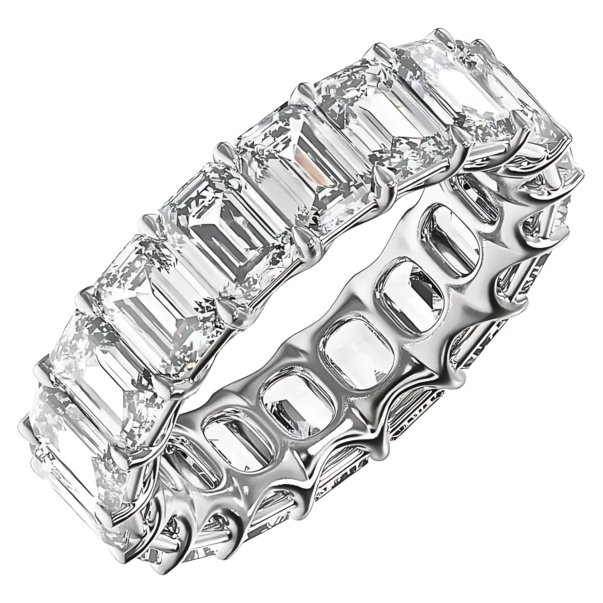 Tess Emerald Lab Grown Diamond Eternity Ring