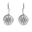 Elizabeth Prong Bezel Round Lab Grown Diamond Drop Earrings