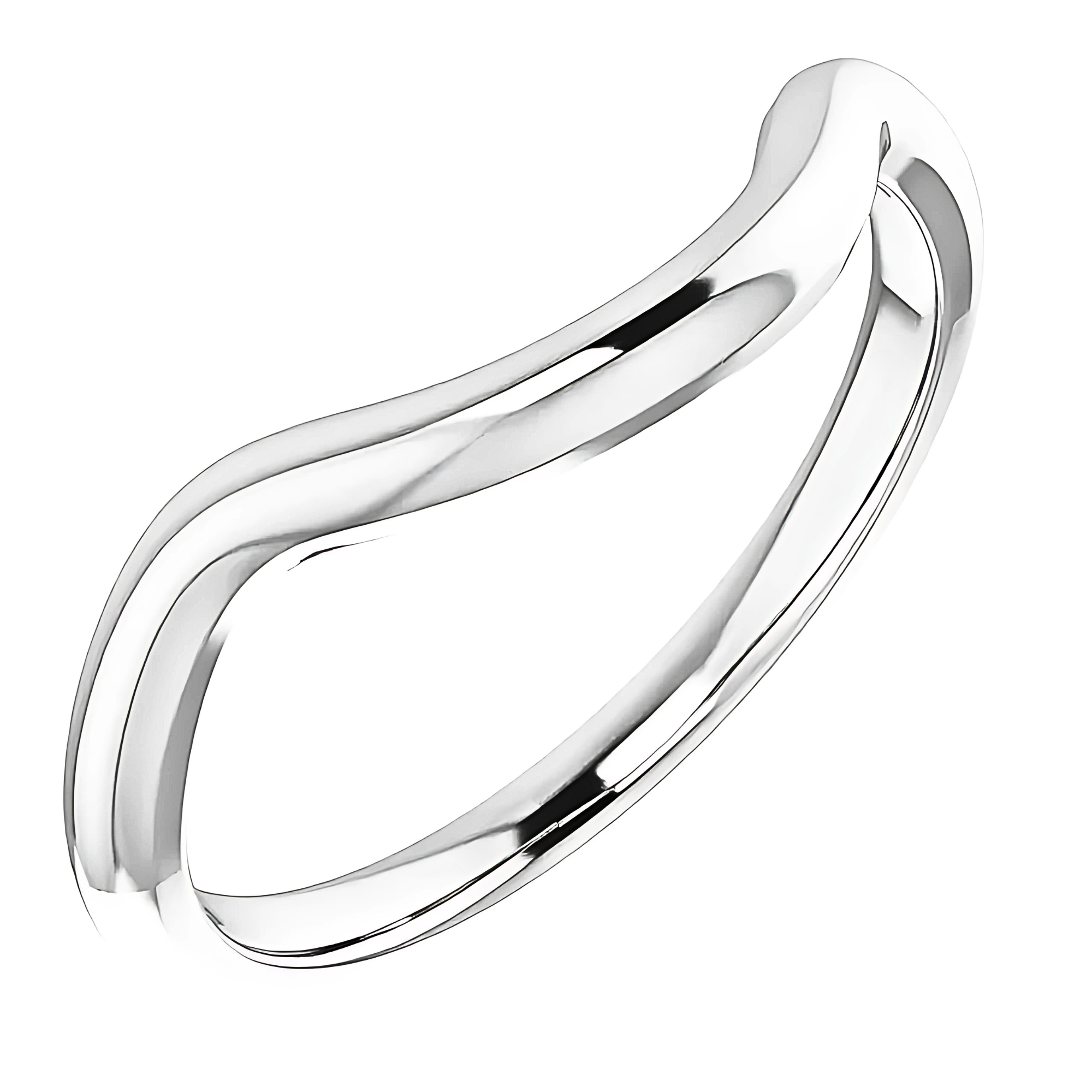Caroline Curved Wedding Ring