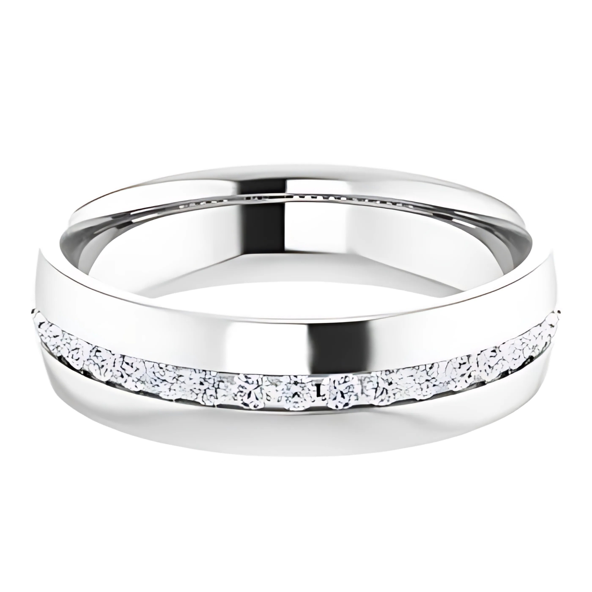 Channel Diamond Men's Wedding Ring