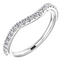 Serena Curved Pavé Diamond Wedding Ring