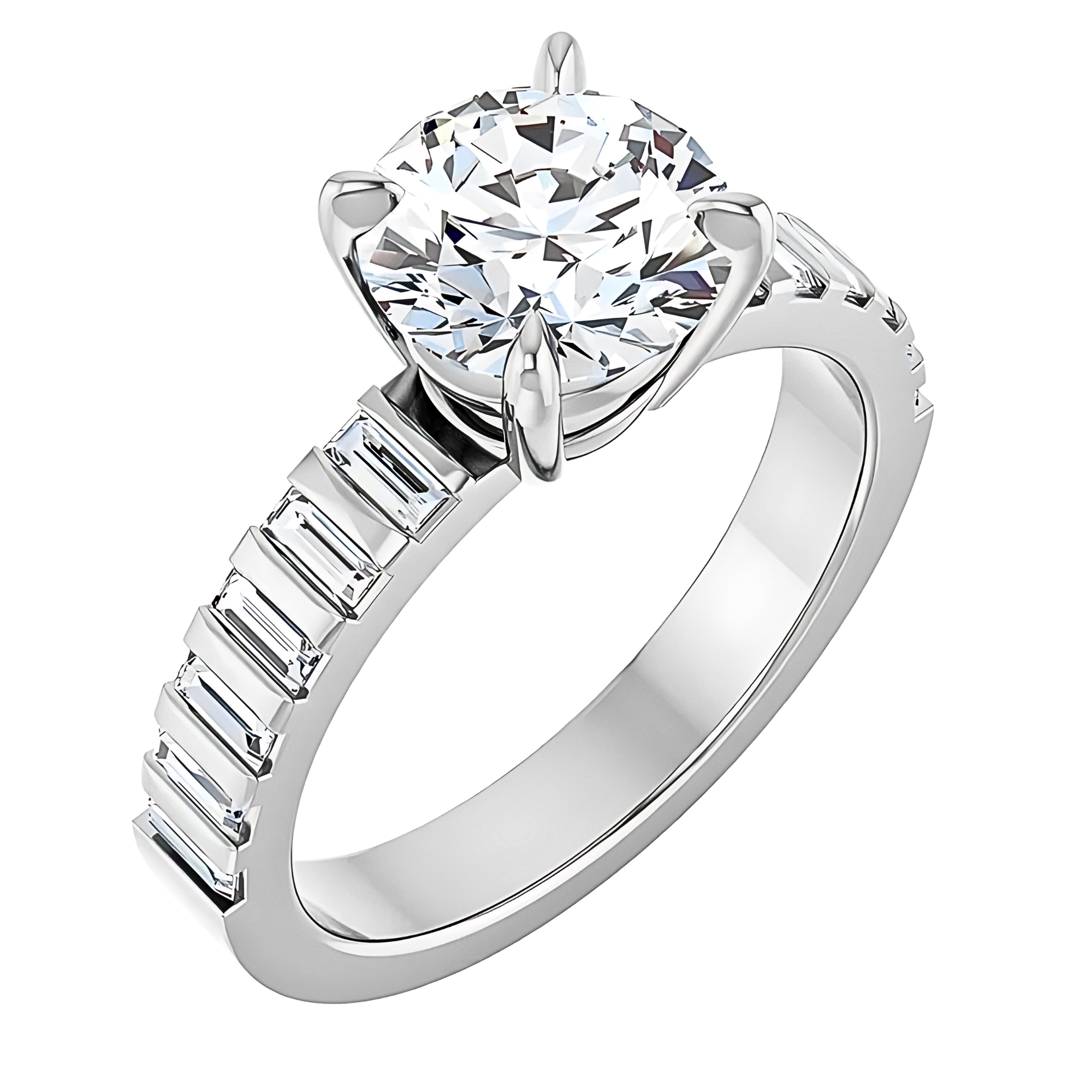 Ashton Baguette Accented Setting