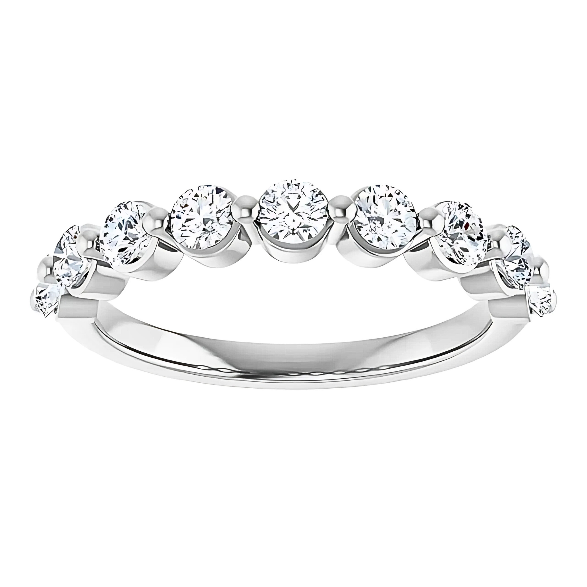 Ivy Single Prong Bubble Diamond Ring