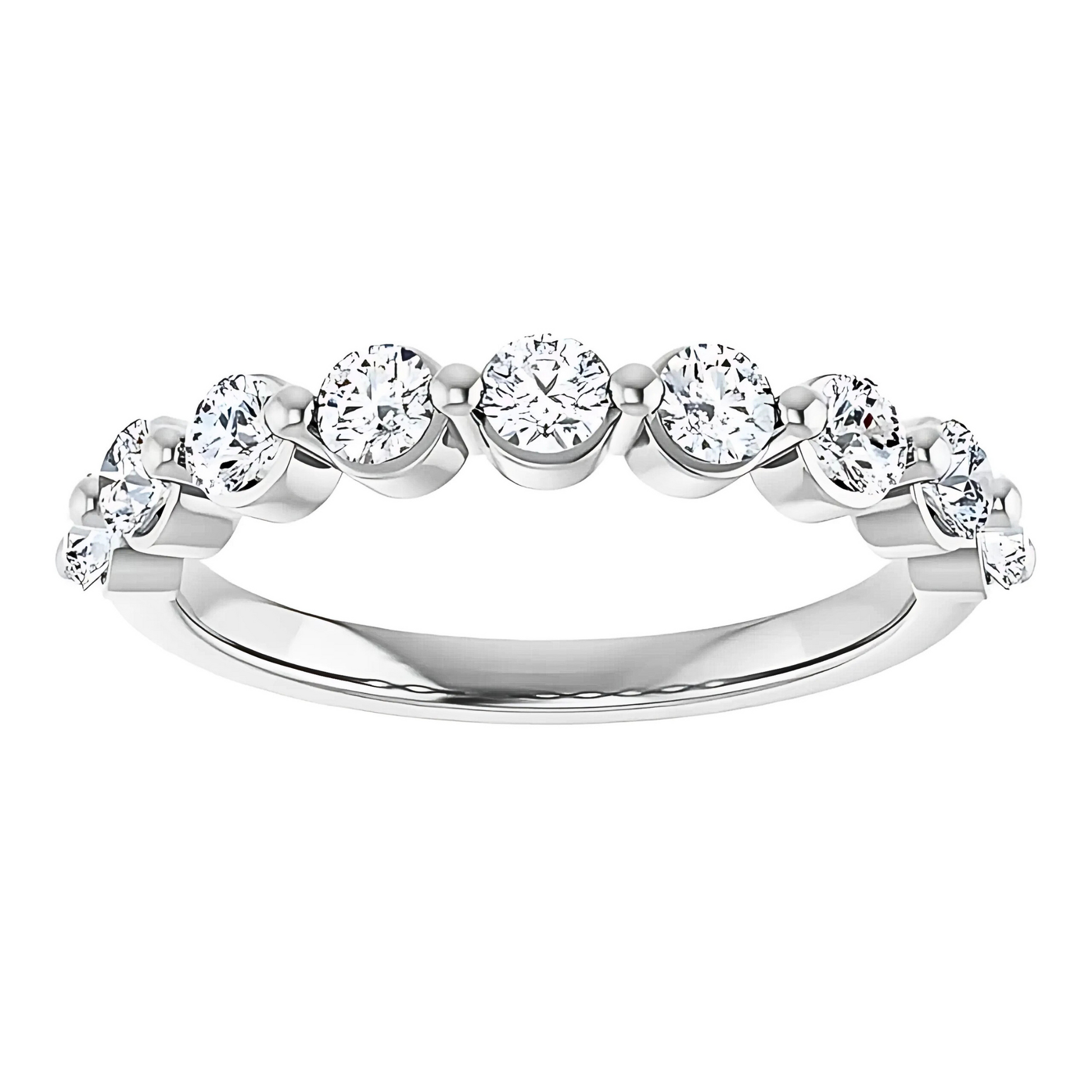 Ivy Single Prong Bubble Diamond Ring