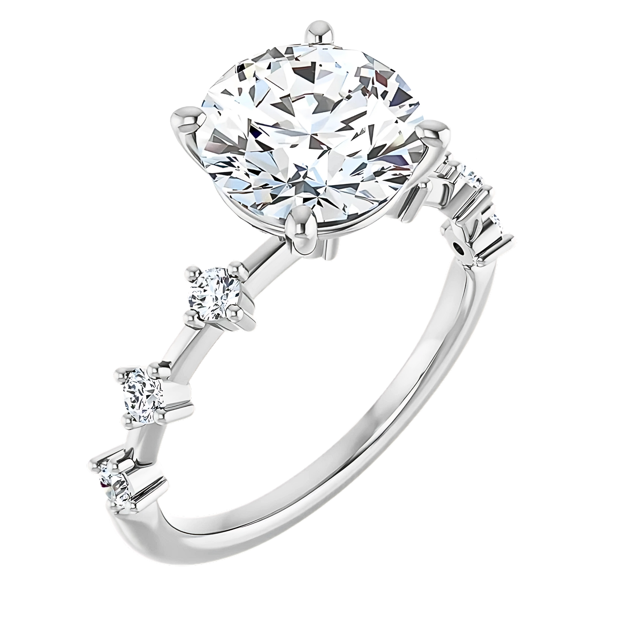 Rhodes Diamond Distance Setting