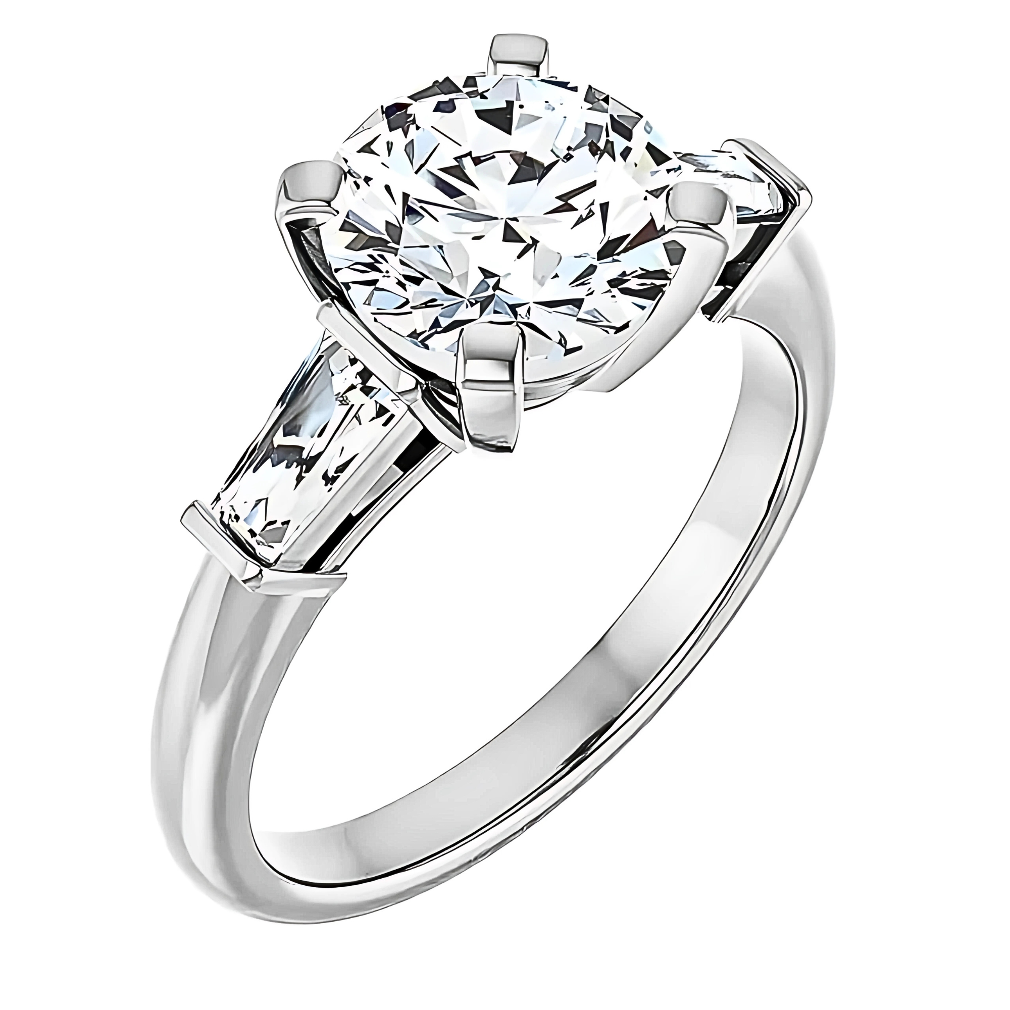 Lauren Three Stone Setting