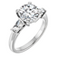 Lauren Three Stone Setting