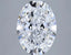 3.00ct Oval Lab Grown Diamond (Colour D, Clarity IF, IGI Certified)