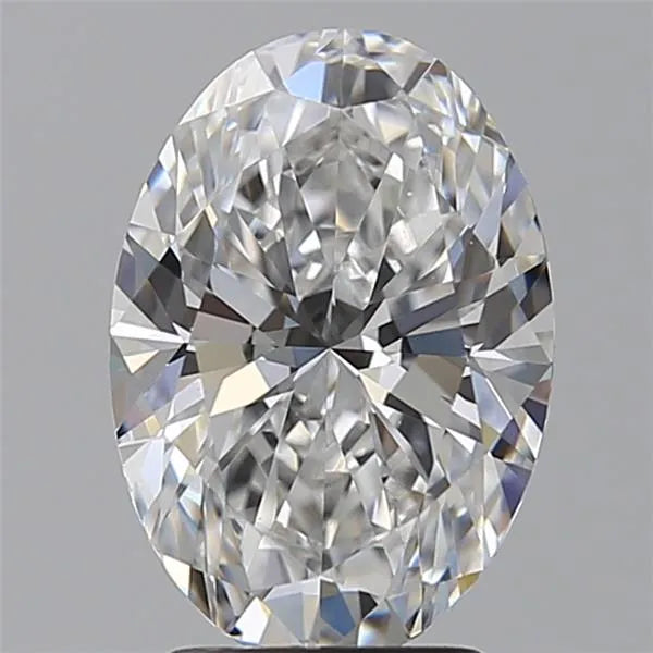 3.00ct Oval Lab Grown Diamond (Colour D, Clarity VVS2, IGI Certified)