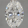 3.00ct Oval Lab Grown Diamond (Colour E, Clarity VVS2, IGI Certified)