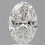 3.00ct Oval Lab Grown Diamond (Colour E, Clarity VVS2, IGI Certified)