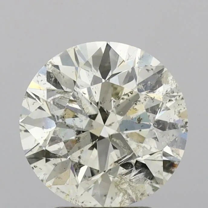 3.00ct Round Natural Diamond (Colour L, Clarity SI2, Cut VG, IGI Certified)