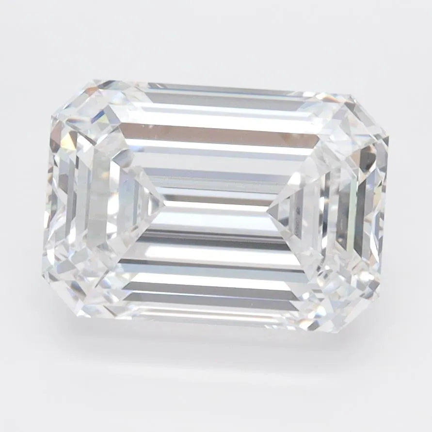 3.01ct Emerald Lab Grown Diamond (Colour D, Clarity IF, IGI Certified)