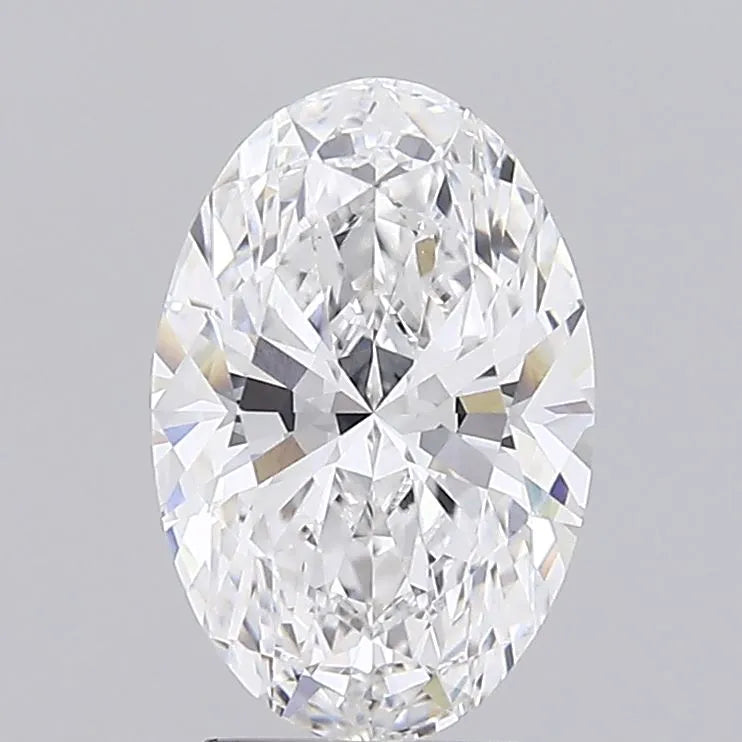 3.03ct Oval Lab Grown Diamond (Colour D, Clarity VVS1, IGI Certified)